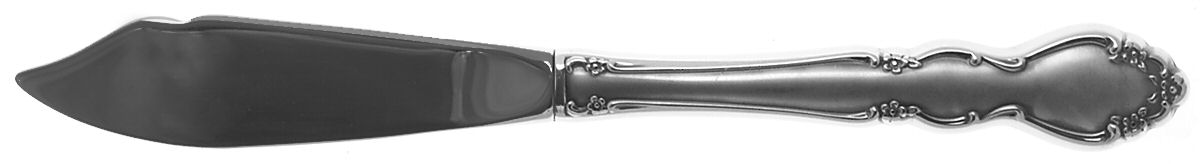 Satin Dover (Stainless) Hollow Handle Master Butter Knife by Oneida Silver-1