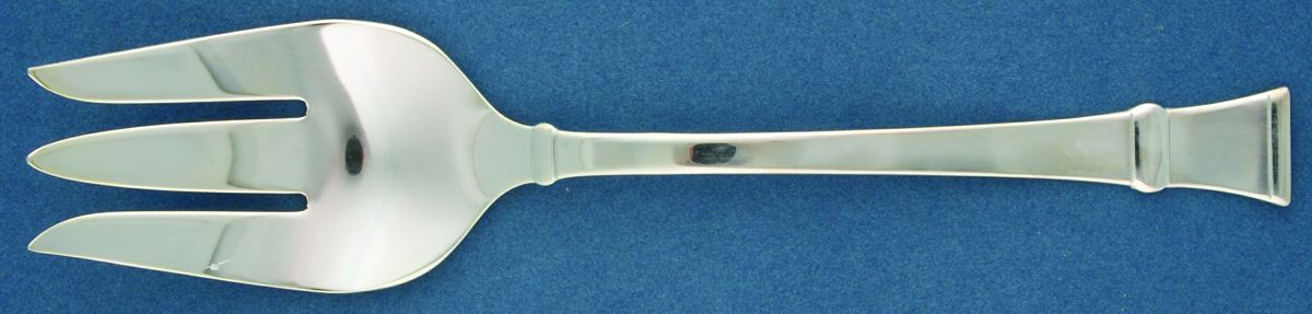 Coronet (Newer, Silverplate) Medium Solid Cold Meat Serving Fork by Oneida Silver-1