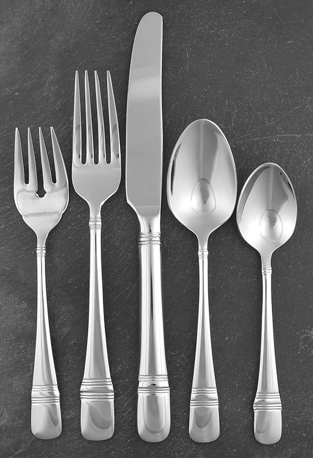 Astragal (Stainless) 5 Piece Place Setting by Oneida Silver-1