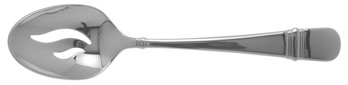 Astragal (Stainless) Pierced Tablespoon (Serving Spoon) by Oneida Silver-1