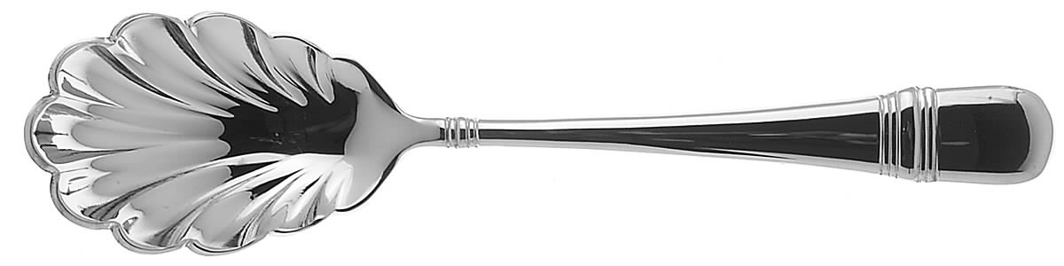 Astragal (Stainless) Sugar Shell Spoon by Oneida Silver-1