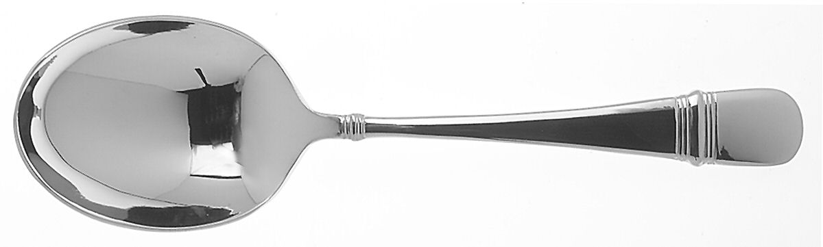 Astragal (Stainless) Solid Smooth Casserole Spoon by Oneida Silver-1