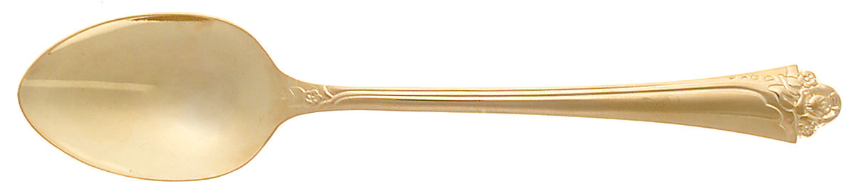 Golden Fantasy Rose (Gold Electroplate) Teaspoon by Oneida Silver-1