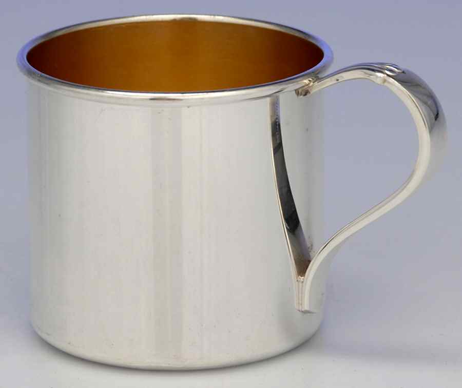 Twilight (Silverplate, 1956, Hollowware) Silverplate Baby Cup by Oneida Silver-1