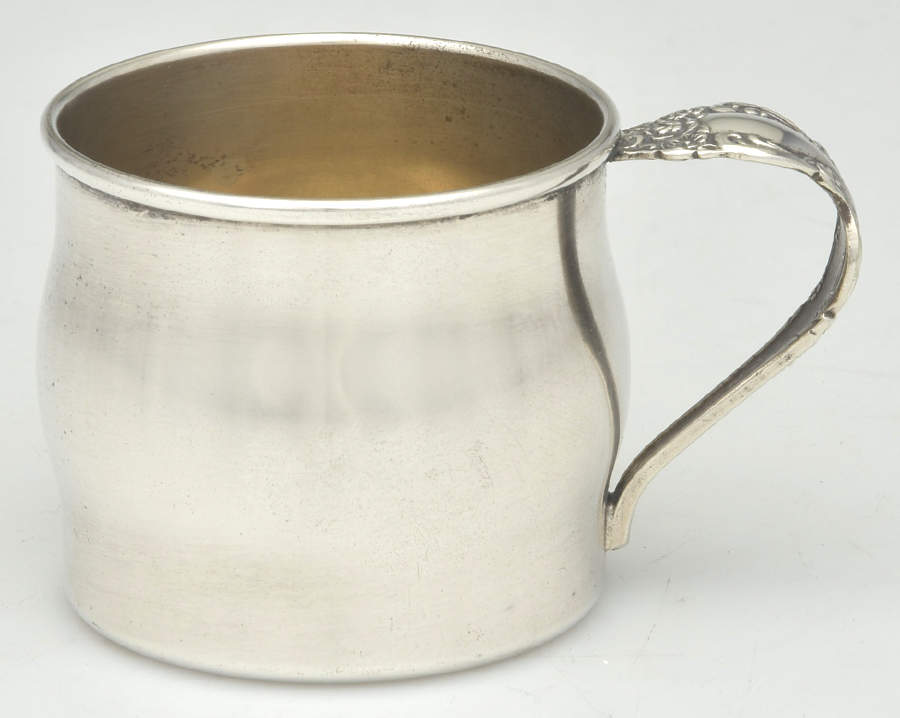 Baroque Rose (Silverplate, Hollowware) Silverplate Baby Cup by Oneida Silver-1