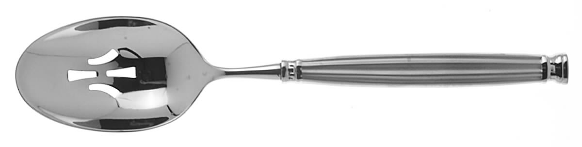 Olympia (Stainless) Pierced Tablespoon (Serving Spoon) by Oneida Silver-1