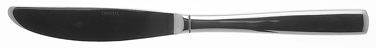 Strauss (Stainless, Plain) Modern Solid Knife by Oneida Silver-1