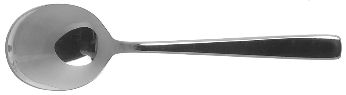 Strauss (Stainless, Plain) Round Bowl Soup Spoon (Gumbo) by Oneida Silver-1