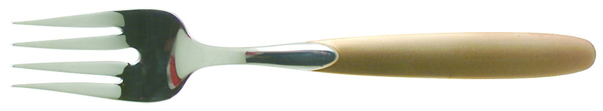 Sirocco (Stainless, Gold Handle) Individual Salad Fork by Oneida Silver-1
