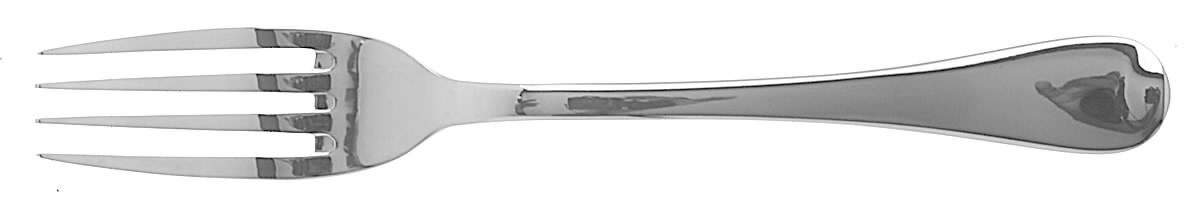 Islet (Stainless) Medium Solid Cold Meat Serving Fork by Oneida Silver-1