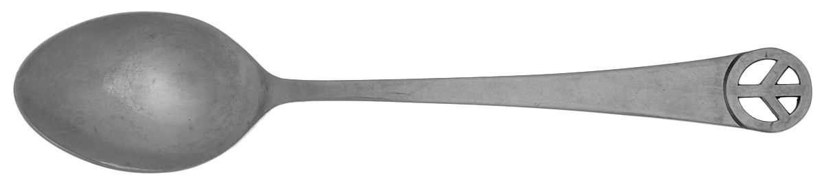 Peace Sign (Stainless) Teaspoon by Oxford Hall-1