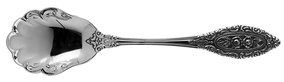 Grand Majesty (Stainless) Sugar Shell Spoon by Oneida Silver-1