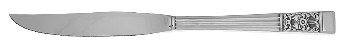 Coronation (Stainless) Steak Knife Individual Hollow, No Serrate HC by Oneida Silver-1
