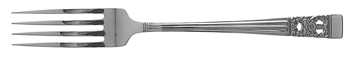 Coronation (Stainless) Fork by Oneida Silver-1