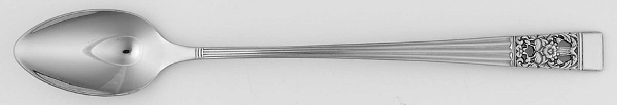 Coronation (Stainless) Iced Tea Spoon by Oneida Silver-1