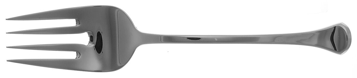 Othenia (Stainless) Medium Solid Cold Meat Serving Fork by Oneida Silver-1