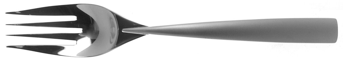 Stiletto (Stainless) Medium Solid Cold Meat Serving Fork by Oneida Silver-1