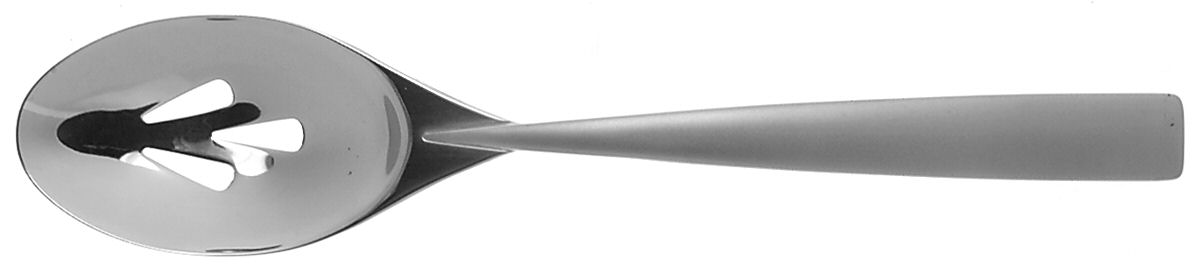 Stiletto (Stainless) Pierced Tablespoon (Serving Spoon) by Oneida Silver-1