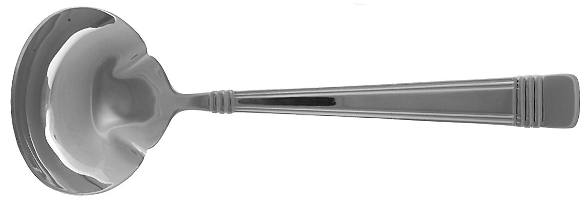 Lynwood (Stainless) Solid Gravy Ladle by Oneida Silver-1