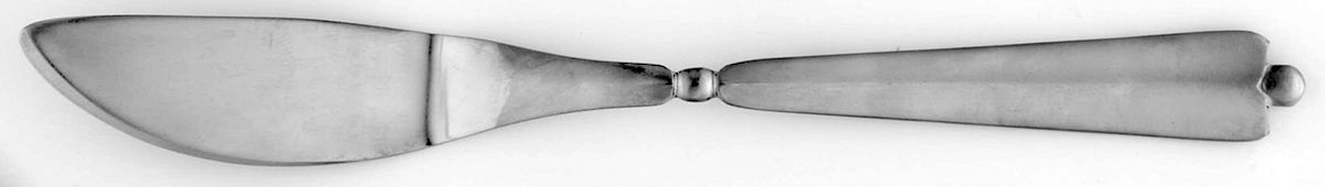 Woodstock (Stainless) Flat Handle Master Butter Knife by Oxford Hall-1