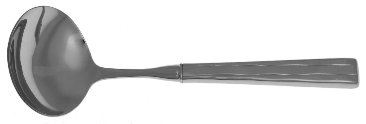 Camden (Stainless) Gravy Ladle with No Spout Stainless Bowl HC by Oneida Silver-1
