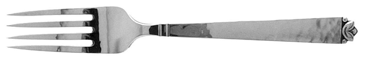 Oak Leaf (Sterling, 1965, Onc, Signature Mark) Fork by Old Newbury-1