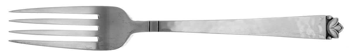 Oak Leaf (Sterling, 1965, Onc, Signature Mark) Fork by Old Newbury-1