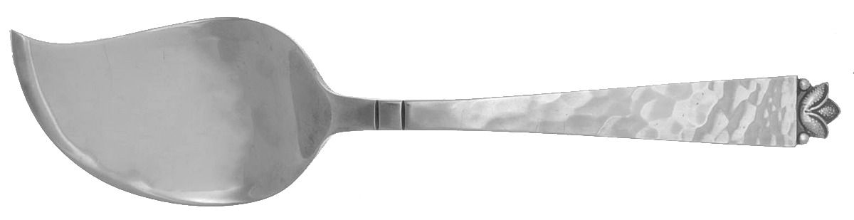 Oak Leaf (Sterling, 1965, Onc, Signature Mark) Large Solid Jelly Server by Old Newbury-1
