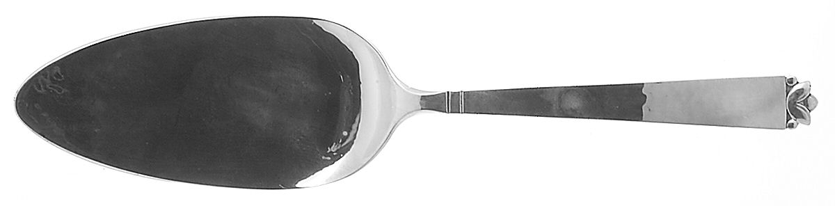 Oak Leaf (Sterling, 1965, Onc, Signature Mark) Solid Pie Server by Old Newbury-1