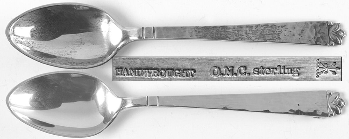 Oak Leaf (Sterling, 1965, Onc, Signature Mark) Teaspoon by Old Newbury-1