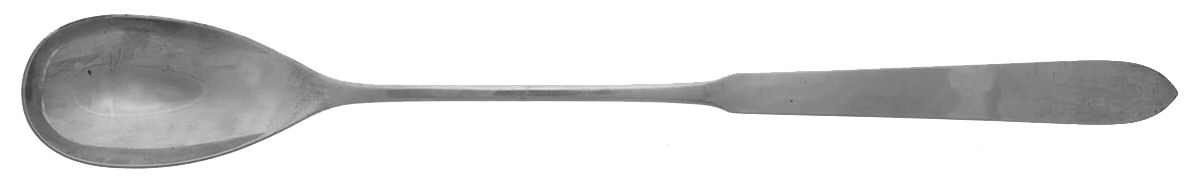 Pointed Antique (Sterling, 1956) Large Solid Pitcher Spoon by Old Newbury-1