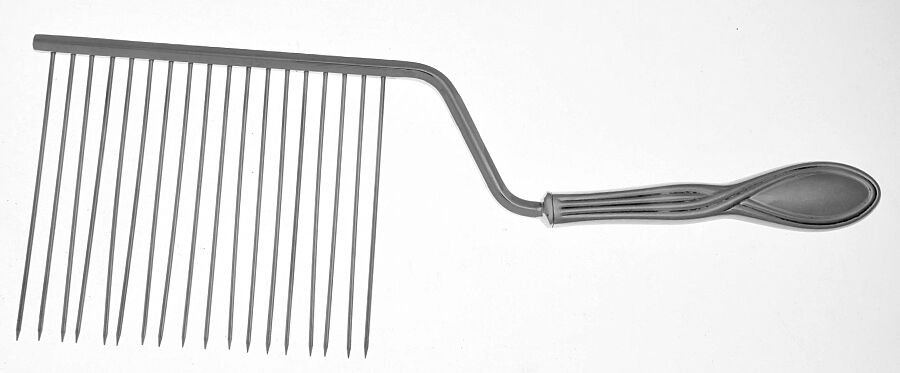 Axis (Stainless) Cake Breaker with Silverplate Prongs HC by Oneida Silver-1
