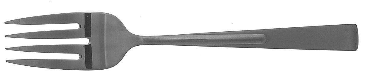 Centigrade (Stainless) Medium Solid Cold Meat Serving Fork by Oneida Silver-1