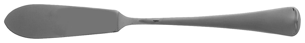 Distinction (Stainless, No Wings, Glossy) Flat Handle Master Butter Knife by Oneida Silver-1