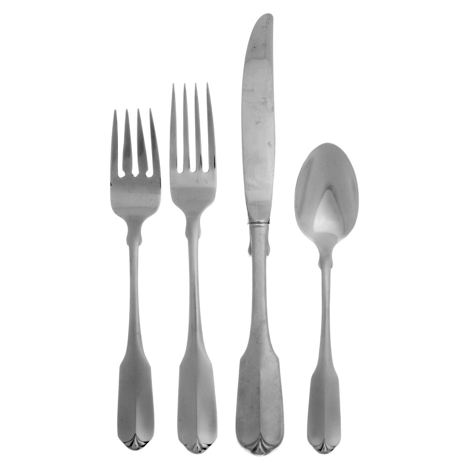 Satin Gloria (Stainless) 4 Piece Place Setting by Oneida Silver-1