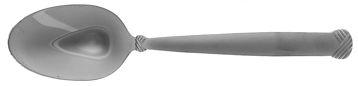 Satin Rattan (Stainless) Place/Oval Soup Spoon by Oneida Silver-1