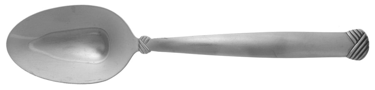 Satin Rattan (Stainless) Tablespoon (Serving Spoon) by Oneida Silver-1