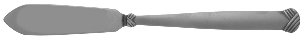 Satin Rattan (Stainless) Flat Handle Master Butter Knife by Oneida Silver-1