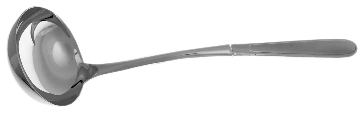 Peninsula-Castle-Jordan-Laura (Stainless) Soup Ladle with Stainless Bowl HC by Oneida Silver-1