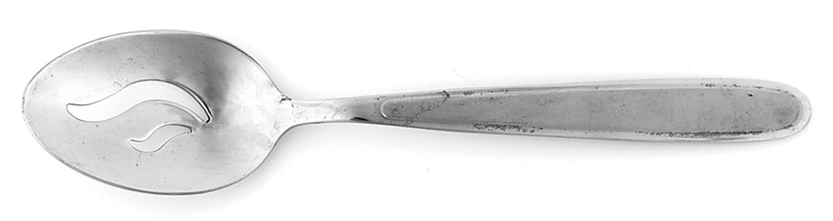 Peninsula-Castle-Jordan-Laura (Stainless) Pierced Tablespoon (Serving Spoon) by Oneida Silver-1
