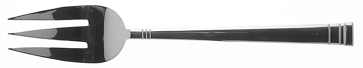 Sunnybrook (Stainless) Medium Solid Cold Meat Serving Fork by Oneida Silver-1