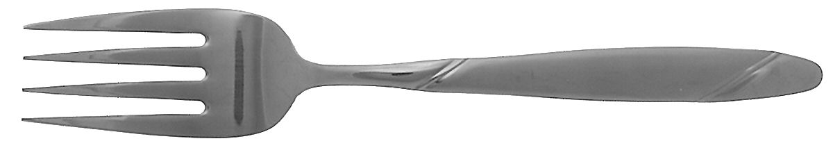 Risotto (Stainless) Medium Solid Cold Meat Serving Fork by Oneida Silver-1