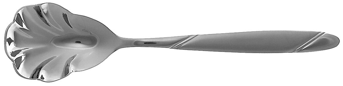Risotto (Stainless) Sugar Shell Spoon by Oneida Silver-1