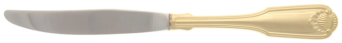 Classic Shell (Gold Electroplate) Modern Hollow Knife by Oneida Silver-1