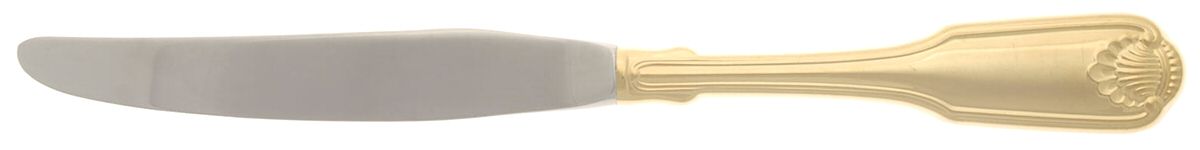 Classic Shell (Gold Electroplate) Modern Hollow Knife by Oneida Silver-1