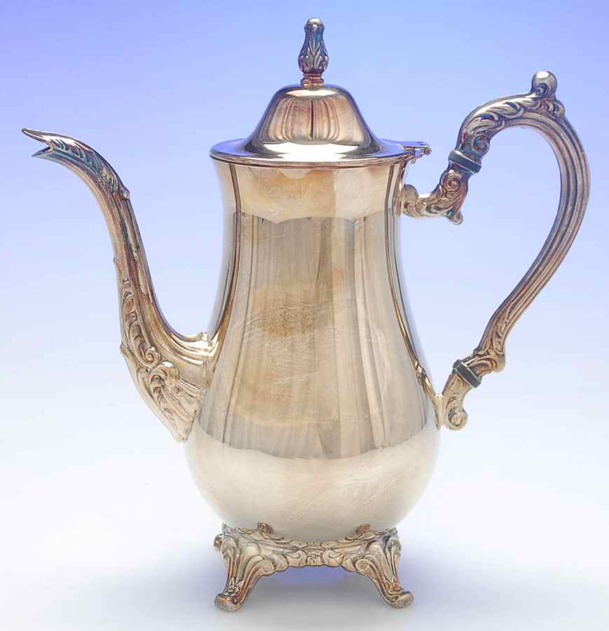 Baronet (Silverplate, Hollowware) Silverplate Coffee Pot by Oneida Silver-1