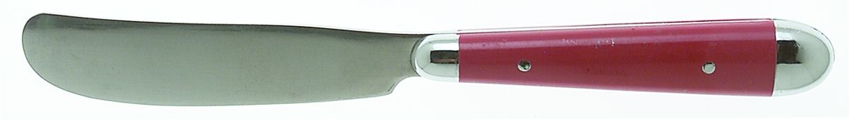 Palette-Crimson (Stainless) Butter Spreader/Master, Hollow Handle by Oneida Silver-1