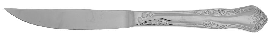 Azalea (Stainless) Steak Knife Individual Solid No Serrate HC by Oneida Silver-1