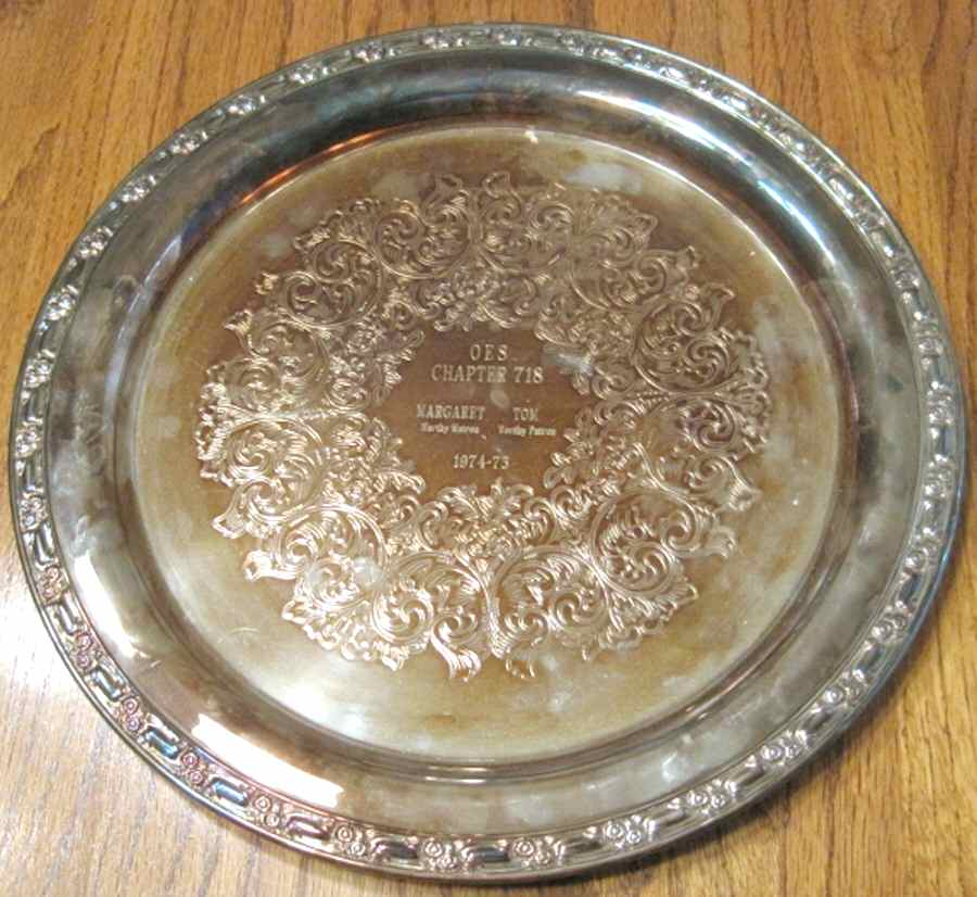 Park Lane (Silverplate, Hollowware) 12" Round Tray by Oneida Silver-1