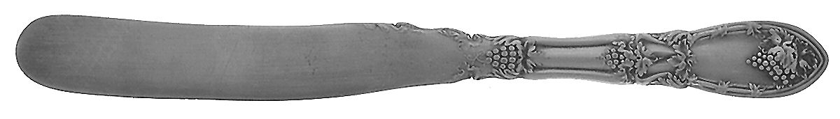 La Vigne (Silverplate, 1908, Monograms) Youth Knife, Solid Piece by Oneida Silver-1